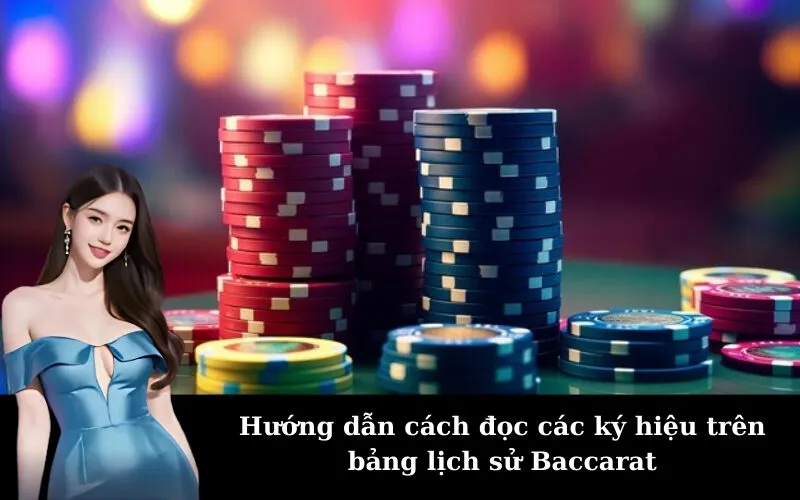 Hướng dẫn cách đọc các ký hiệu trên bảng lịch sử Baccarat