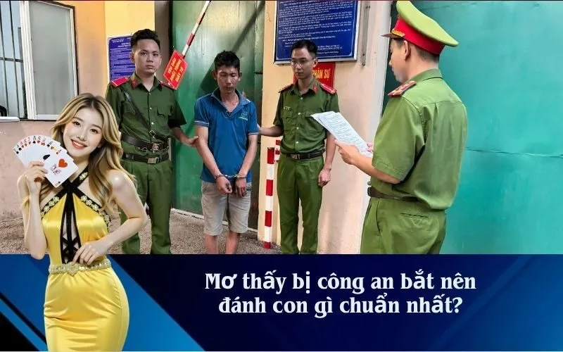 Mơ thấy bị công an bắt nên đánh con gì chuẩn nhất?