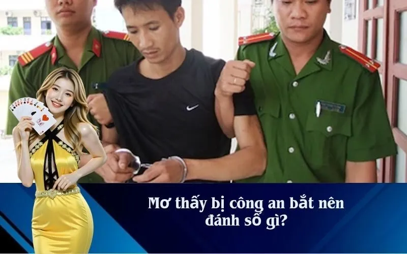Mơ thấy bị công an bắt nên đánh số gì?